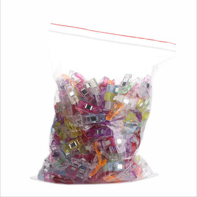 Kunststoff Clips näHenne 10 Stck klar Nähen Handwerk Decke Bindung Schellen Pack Wunderbare Bunte