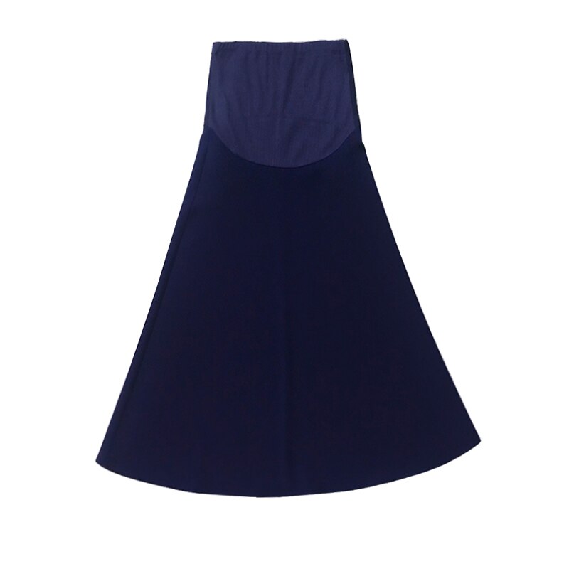 High Waist Pregnant Maternity Skirt Elastic Female Style Loose A-Line Solid Simple Formal Skirts