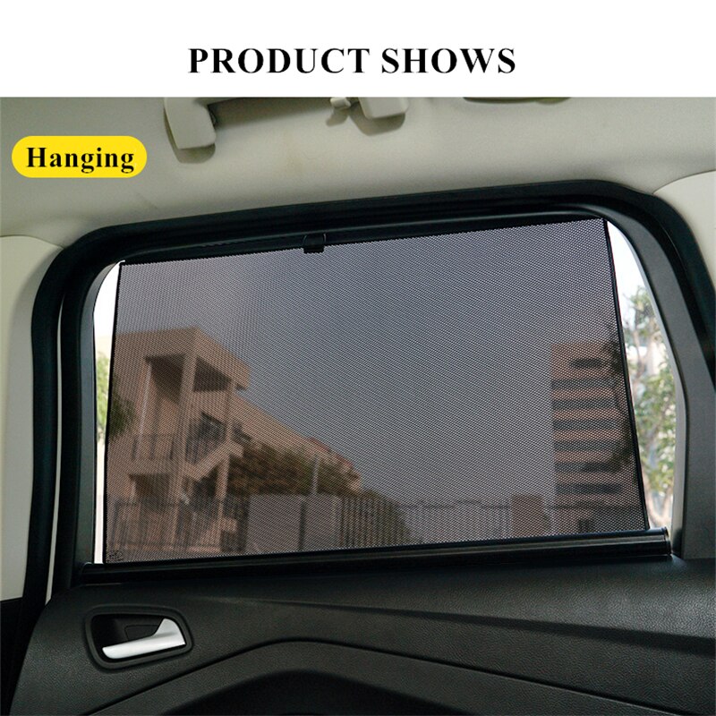 Window Zonnescherm Zwart Mesh Cover Uv Protector Shield Voor Kia Niro Auto Auto Side rear Window Zonnescherm
