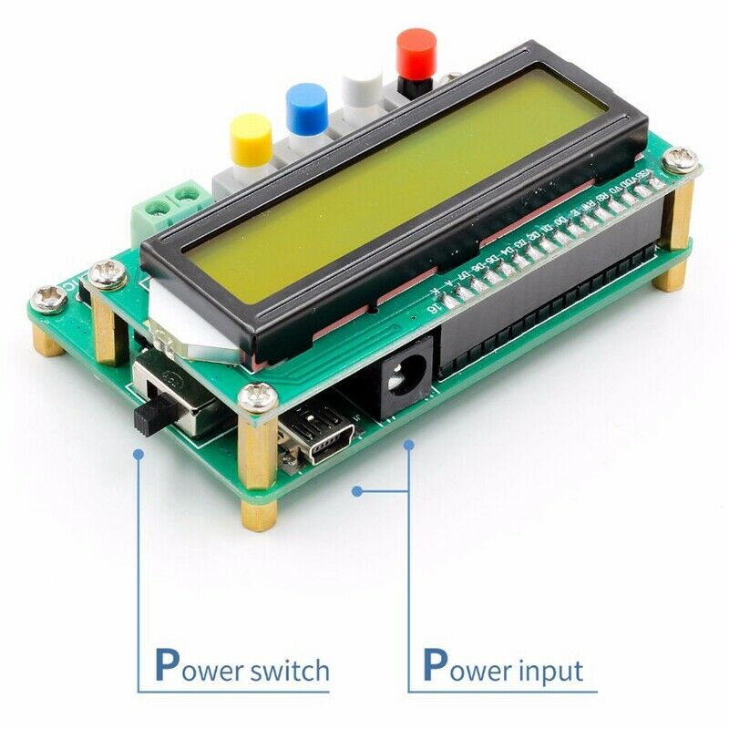 LC100-A digital lcd alta precisão indutância capacitância l/c medidor capacitor instrumentos de teste + clipe de teste