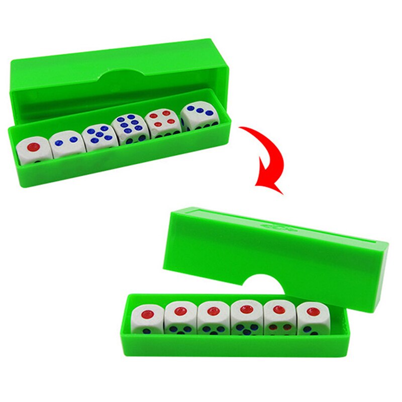 Prediction Dices Magic Tricks Six Die Flash Change Magia Close Up Gimmick Toy for Kids