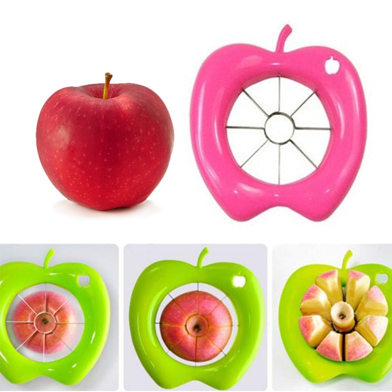 Apple Slicer Keuken Apple Slicer Cutter Peer Fruit Divider Tool Comfort Handvat Dunschiller Fruit Groente Gereedschap