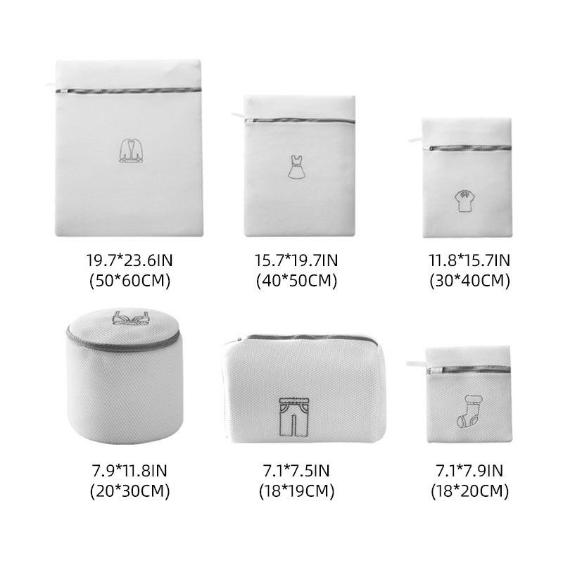 Laundry Bag Thickened Beige Honeycomb Mesh Fabric Laundry Bags Ball Underwear Socks Suits Clothes Washing Cleaning Net Bag