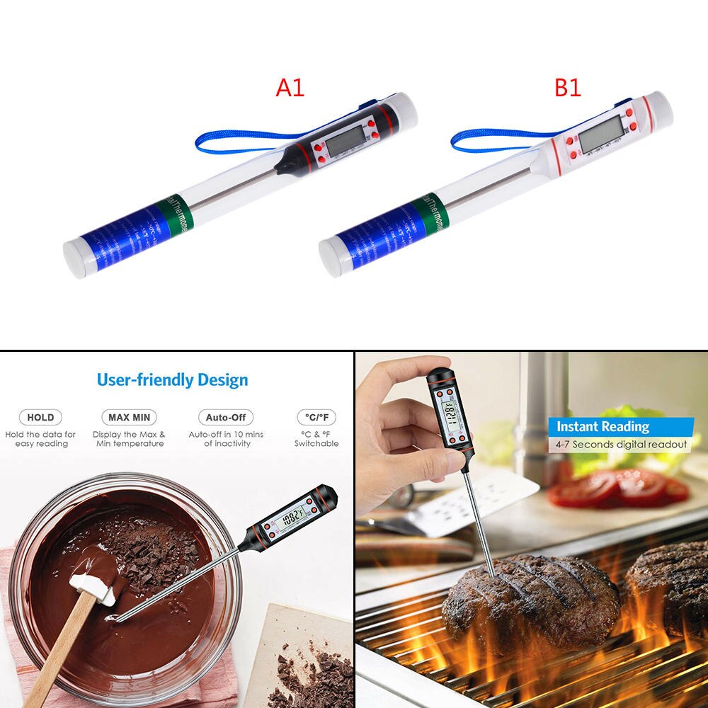 APOLLO Candy Thermomètre à Friture Multicolore - Précision Pour Cuisson Parfaite 20,5 X 2 X 2,5 Cm