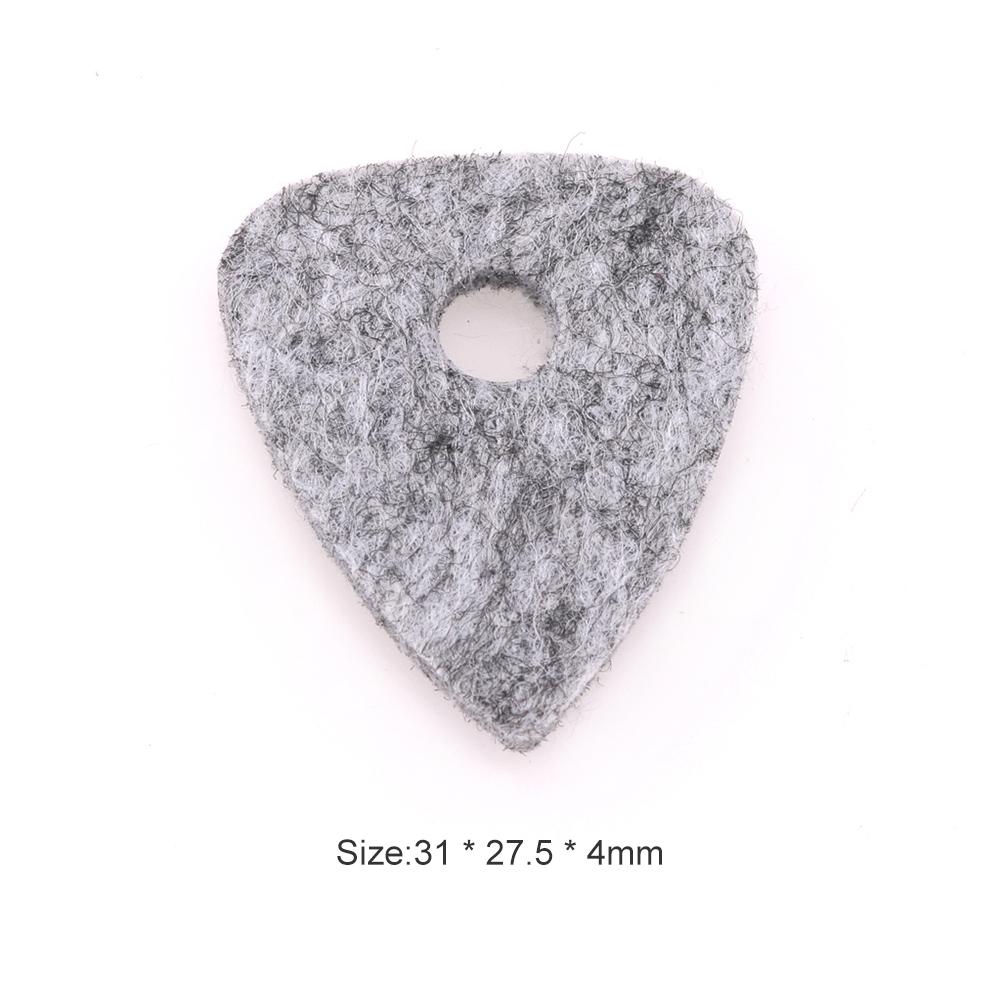 Ukulele plockar skicklig tillverkning filt ukulele plockar mjuka plectrum musikinstrument tillbehör