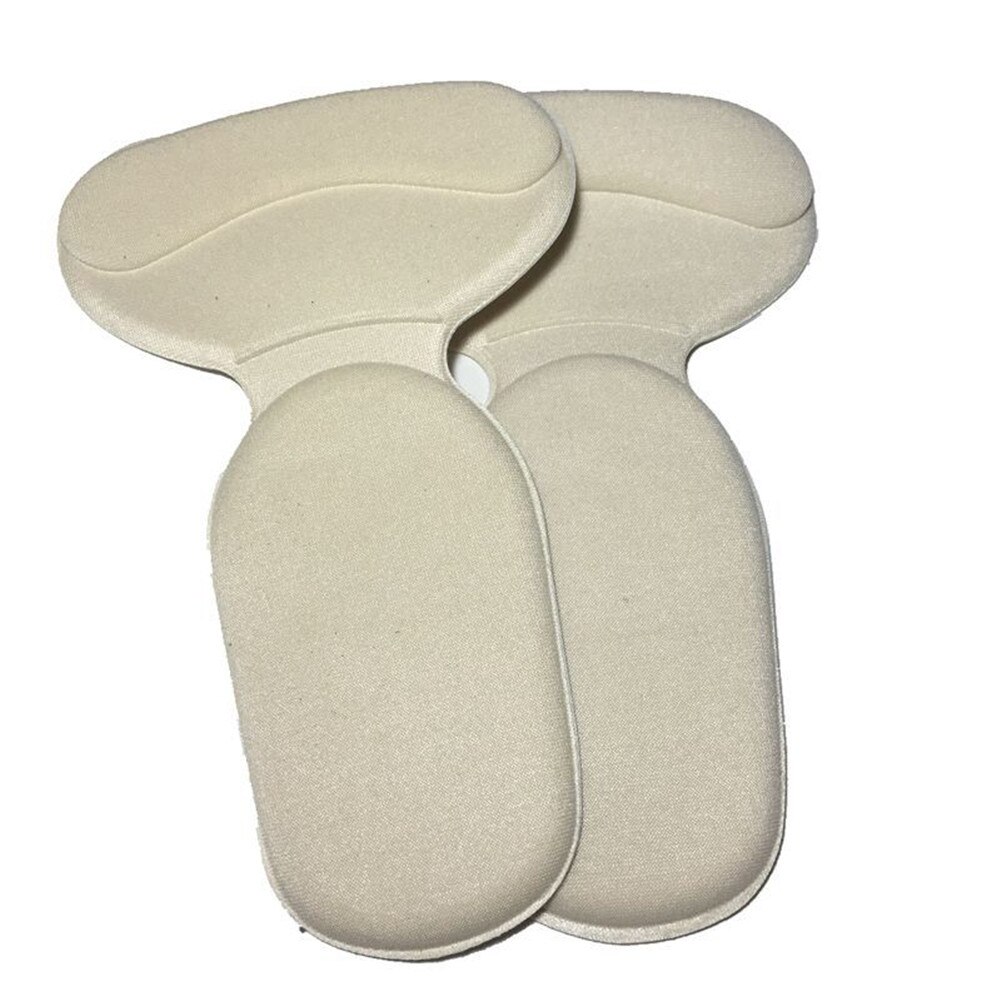 Plantillas en forma de T para zapatos, almohadillas de tacón alto, plantilla Súper suave, cojín de esponja antideslizante, Protector para el talón, ,