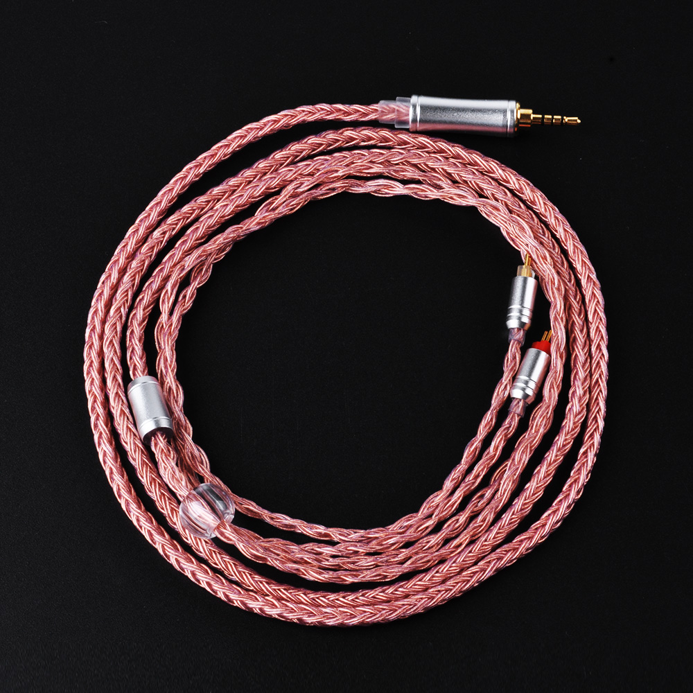 AK Kinboofi 16 Core Verzilverd 2.5/3.5/4.4mm Evenwichtige Oortelefoon Upgrade Kabel Met MMCX/2Pin voor AS10 ZS10 PRO ZSX TRN X6 C12