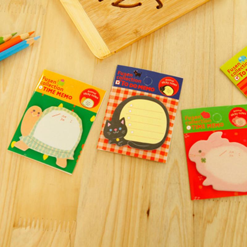 Sticky Notes Cute Post-it Sticker N Times Label Sticker Bookmark Memorandum Note for Children Students School Supplies