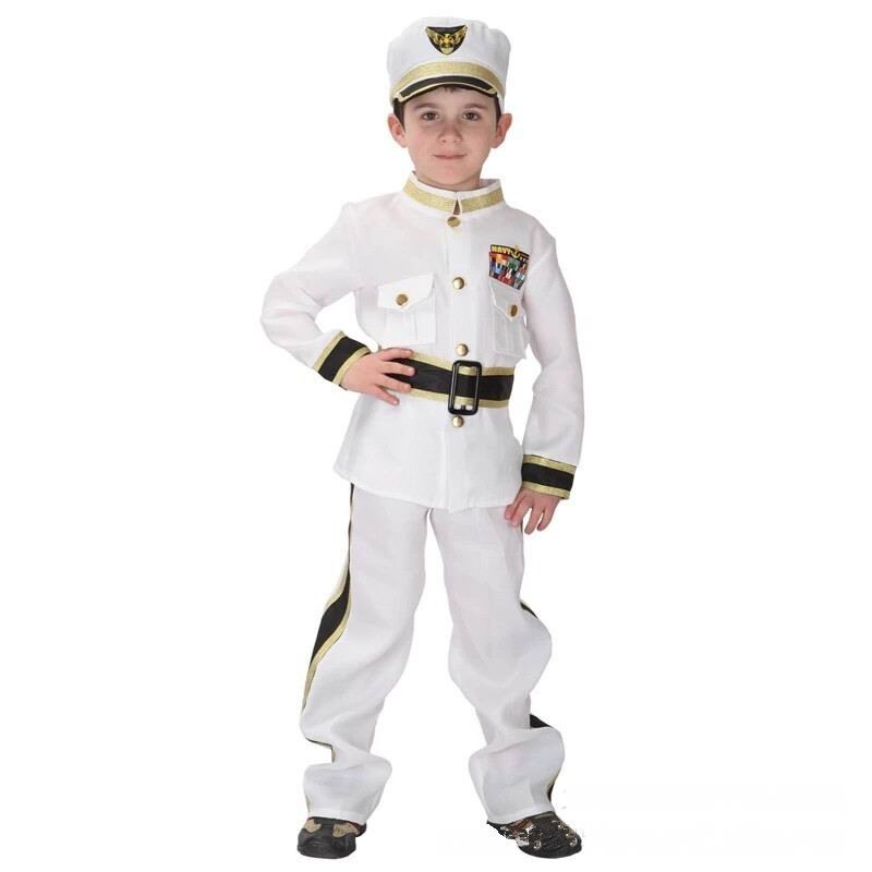 Børn drenge marine sømand småbørn verdens bog dag skole fancy dress kostume