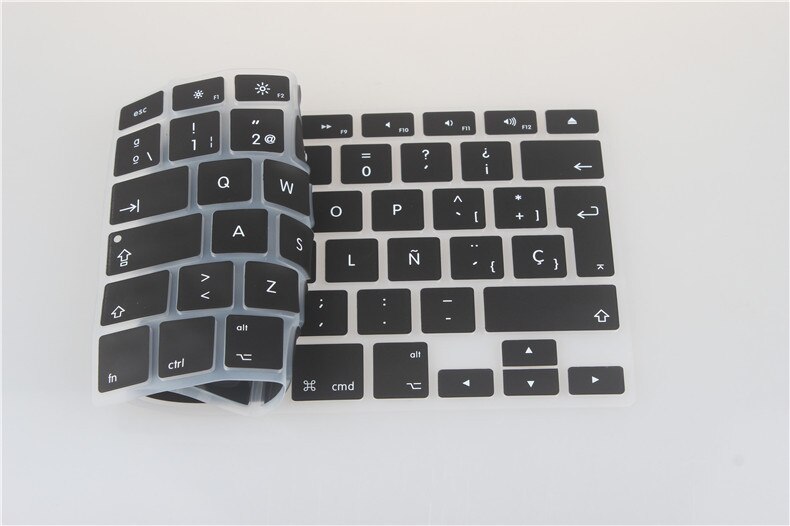 MacBook Keyboard Protector - Silicone Skin for Air 13, Pro 13/15/17 Retina - Waterproof & Dustproof