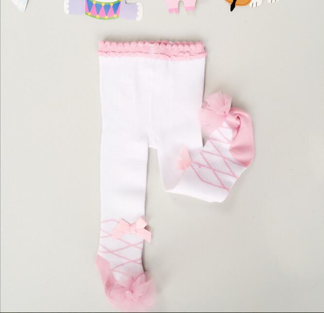 Collants princesse en dentelle pour bébés filles | Collants mignons et doux en coton, pour nourrissons, bas de danse,