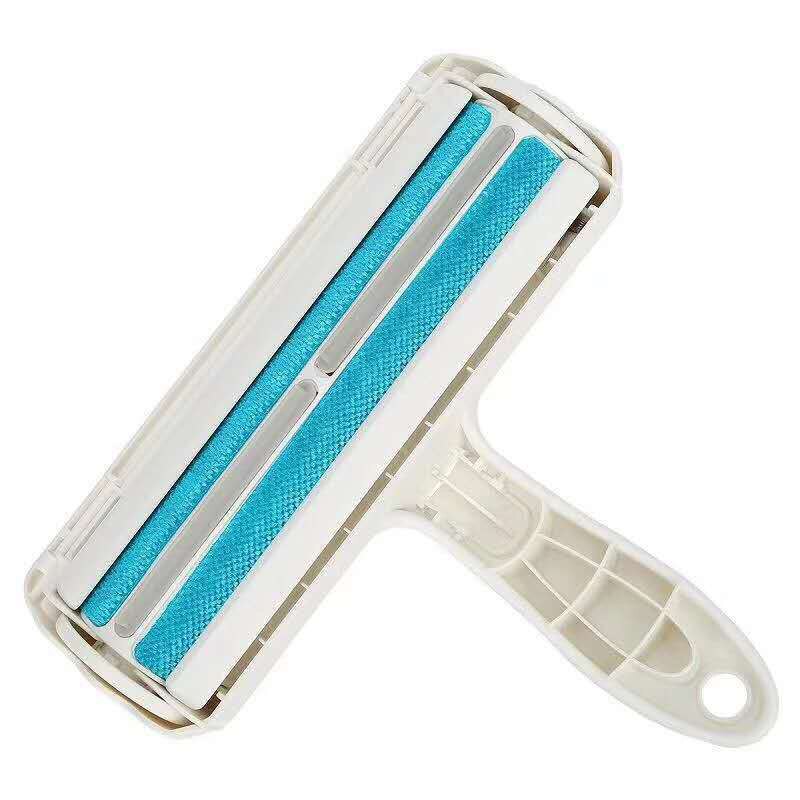 2-Way Pet Hair Remover Roller Verwijderen Hond Kat Haar Van Meubels Sofa Kleden Zelfreinigende Lint Huisdier remover Een Hand Bedienen: Default Title