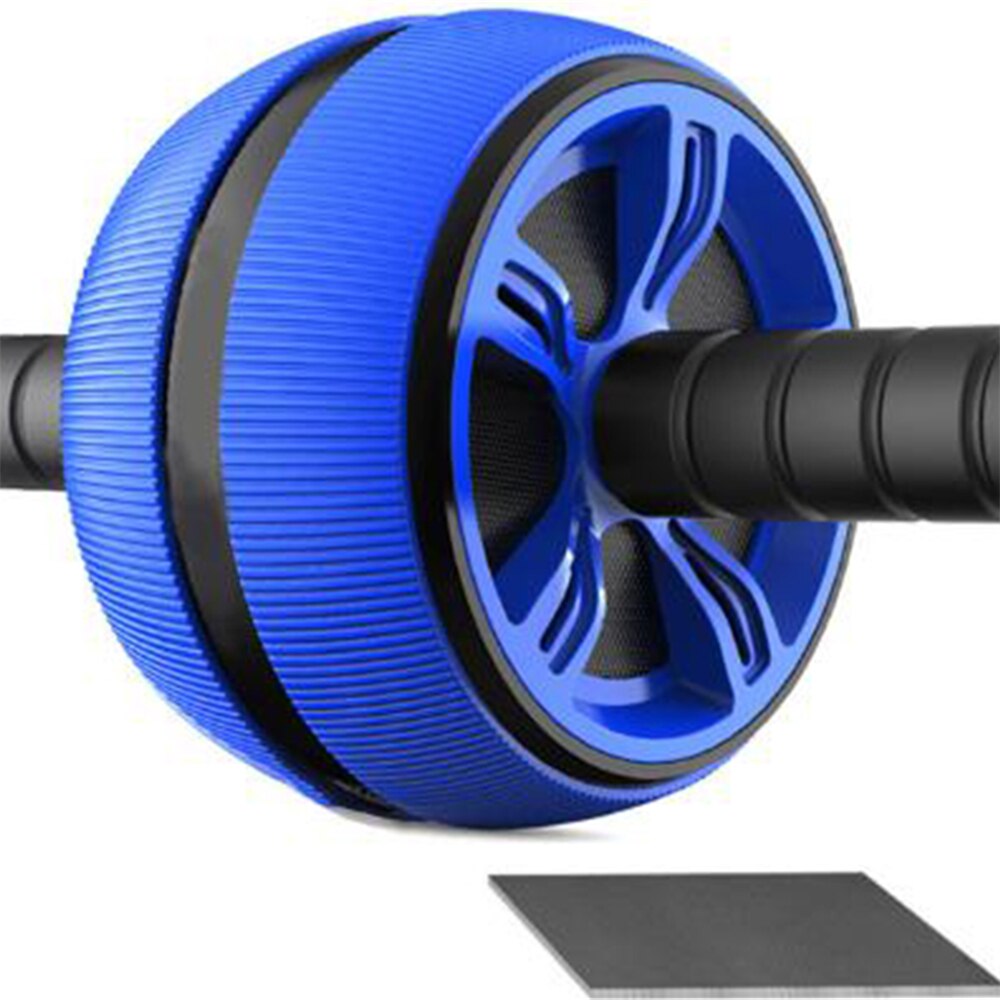 Abdominal Wheel Roller Gym Home Exercise Body Building Equipment Muscle Training Fitness Strength ABS Abdominal Roller Wheel: Blue