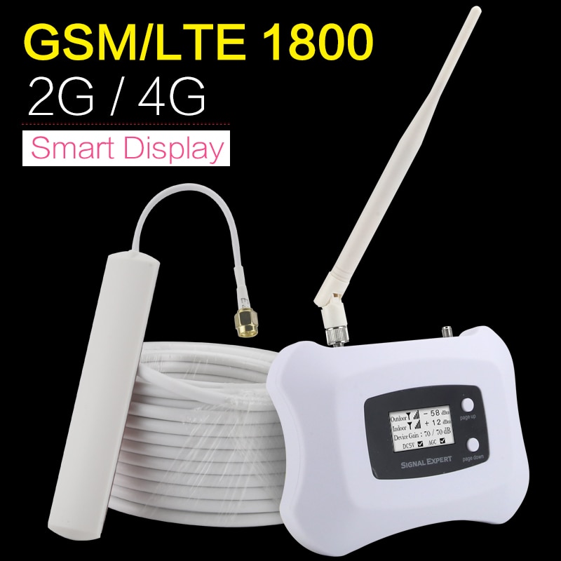 4G Versterker AS-D1 2G 4G Lte Signaal Booster 70dB Cellulaire Repeater Dcs 1800 Lte 1800 Mhz Signaal repeater Mobiele Signaal Versterker