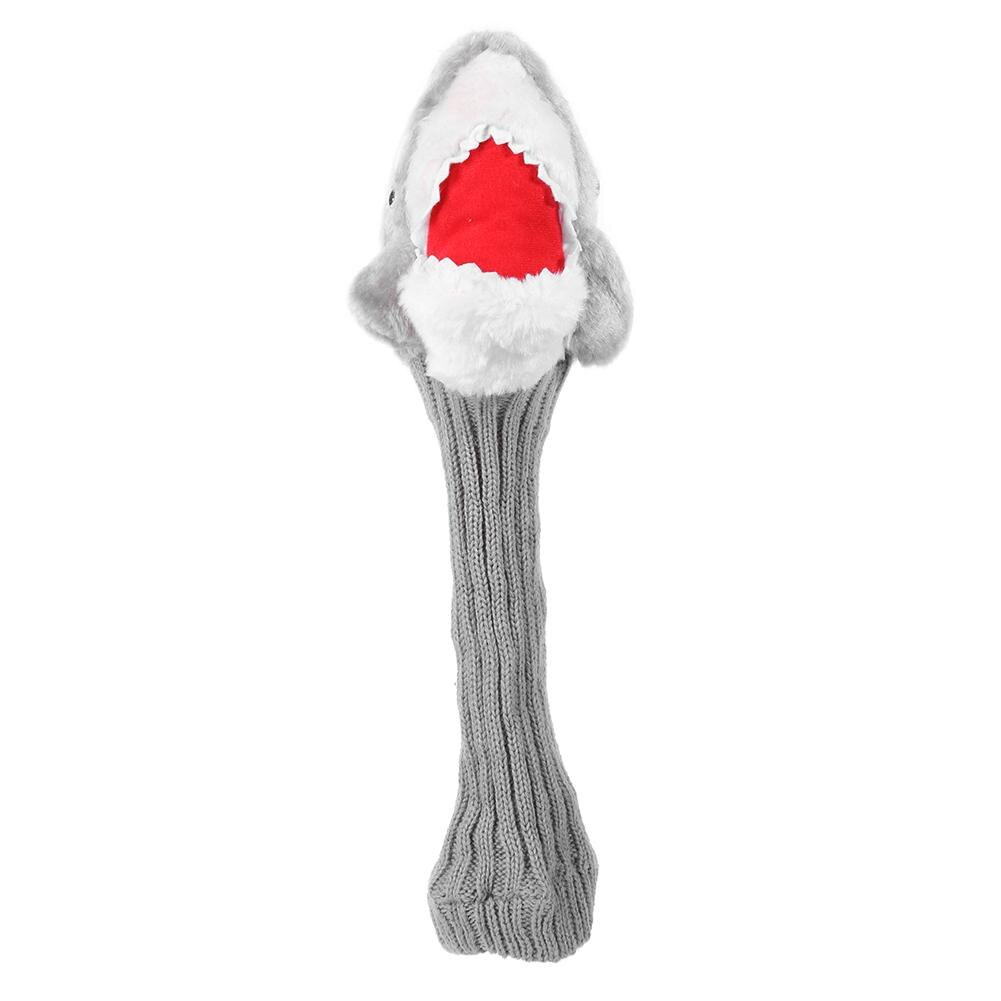 Shark Soft Fleece Golf Club Head Cover Headcover for No.3 No.5 Fairway Wood Club-Making Products Novel Cute Golf Accessories