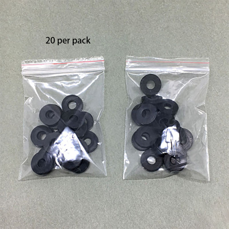 20 gummipackningar för tätning av däcktrycksmätarens och påfyllningshuvudets packning