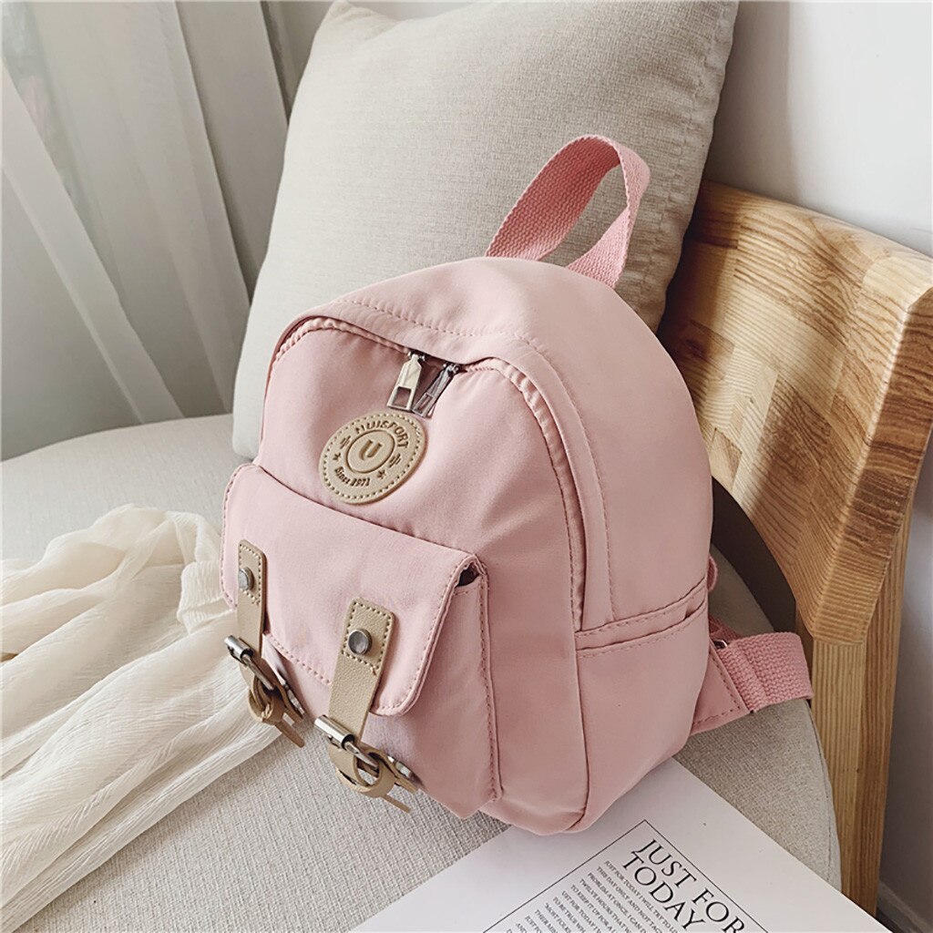 Children Simple Versatile Male Female School Bags For Teenage Girls Cute Anti-Theft Travel Backpack Shoulder Bag