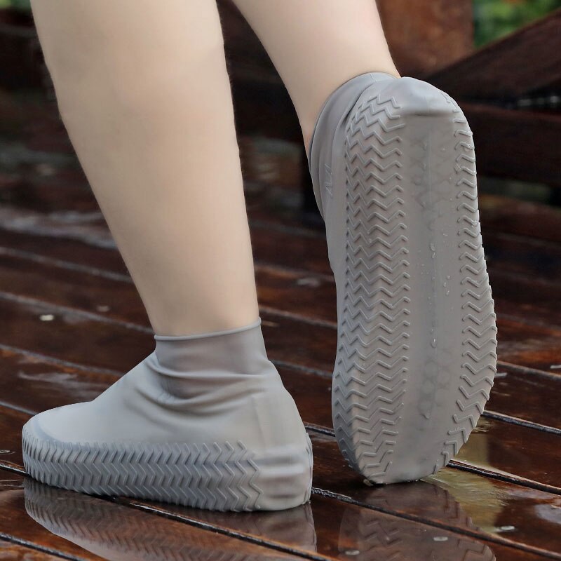 Copriscarpe impermeabili in Silicone copriscarpe antipioggia riutilizzabili protezioni per scarpe Unisex protezioni antiscivolo per stivali da pioggia per la giornata di pioggia