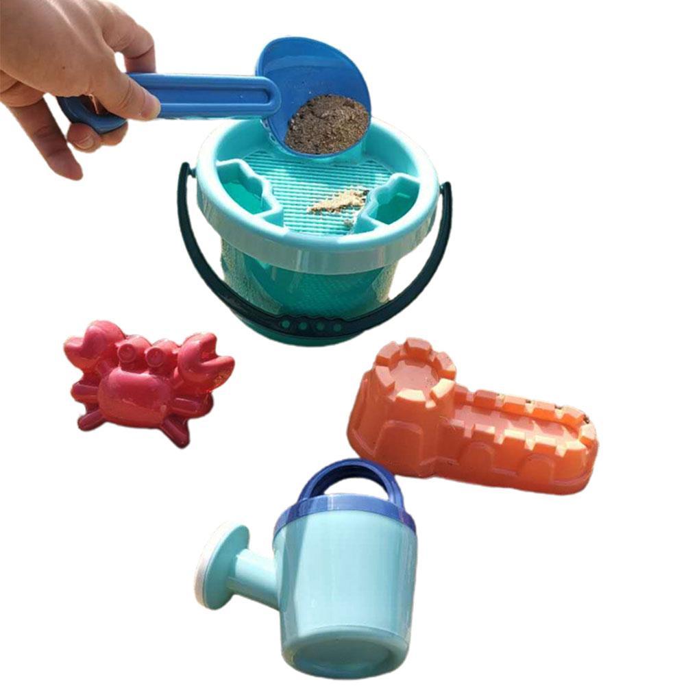 8 Stks/set Strand Speelgoed Kinderen Set Baby Zand Spelen Emmer Baggeren Tool Set Speelgoed Shovelsnow Schop O0G0