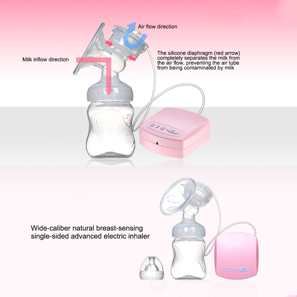 Automatic Electric Breast Flasks Nipple Suction Milk Pump Breastfeeding