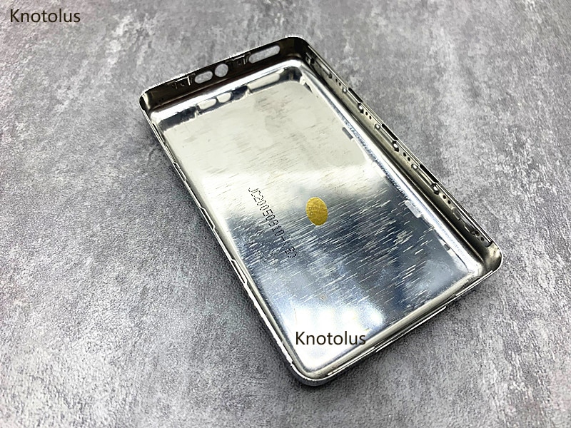 Knotolus Silver Metal Back Rear Housing Case Cover for iPod 4th gen 20GB 30GB 40GB