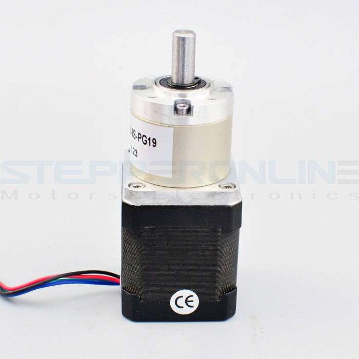 19:1 Planetary Gearbox High Torque Nema 17 Stepper Motor 1.68A DIY CNC Router Robot 3D Printer