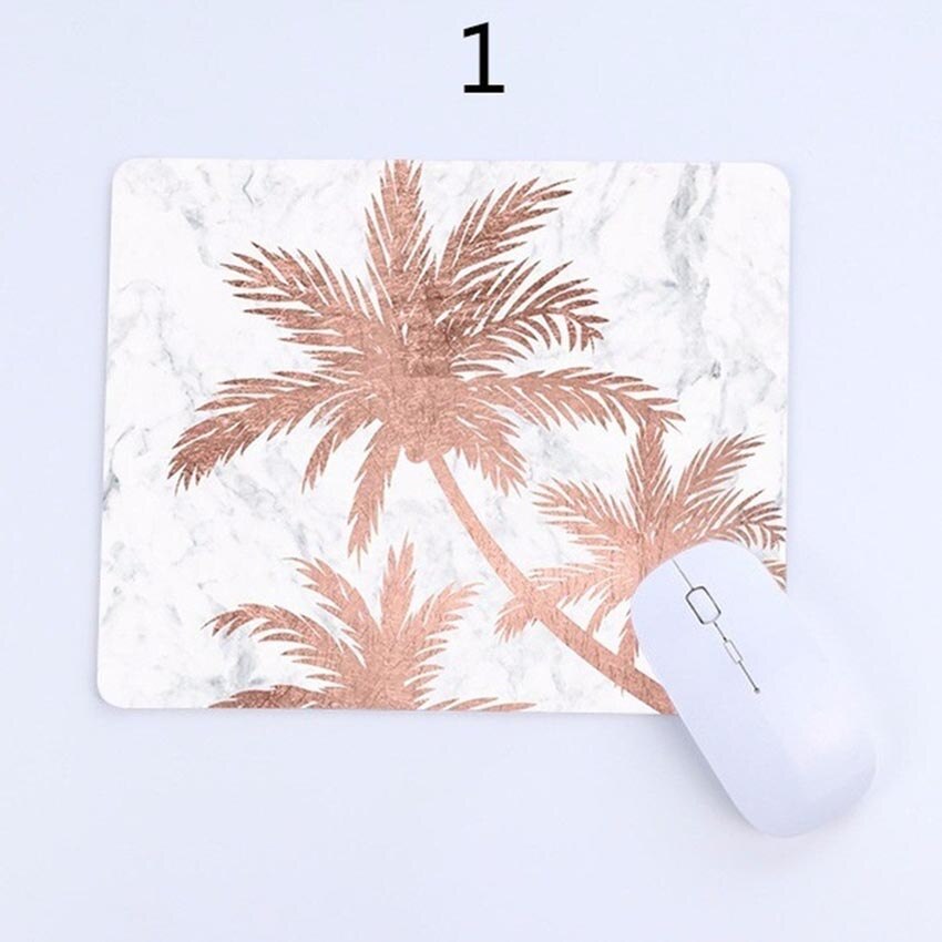 Rose Gold Mouse Pad Computer laptop Accessories MousePad Marble Pattern MousePad Mouse Mat Anti-slip Natural Rubber