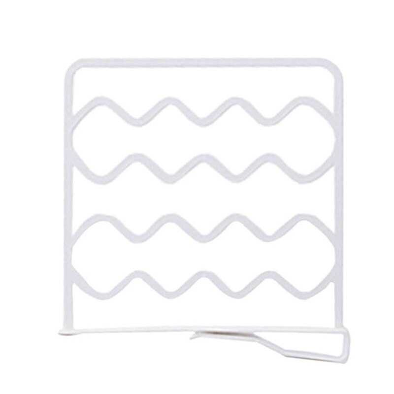 Divisori per ripiani per armadio ripiani divisori per guardaroba divisori per armadio divisori per desktop organizzare porta asciugamani per utensili: bianca