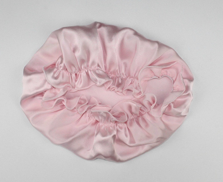 Yifei hårstyling ren silke sovehue kvinde hue sæt kasket 100%  morbær silke natkatte