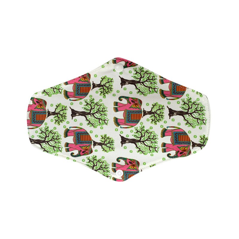 18*25CM Menstruations Pads für Nacht Verwenden frauen feminin higgiene mehrweg menstruations Pad Atmungs Waschbar Tuch Pads: YWS-M15