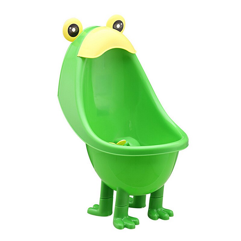 Infant Toddler Bathroom Frog Urinal Baby Boy Wall-Mounted Hook Frog Potty Toilet Training Frog Stand Vertical Urinal Penico Pee: Green