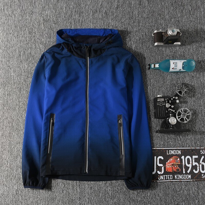 Nouvelle grande taille veste trench coat 7XL 6XL 5XL 4XL 3XL printemps automne saison homme la veste vêtements pour hommes manteau ample: blue / 6XL