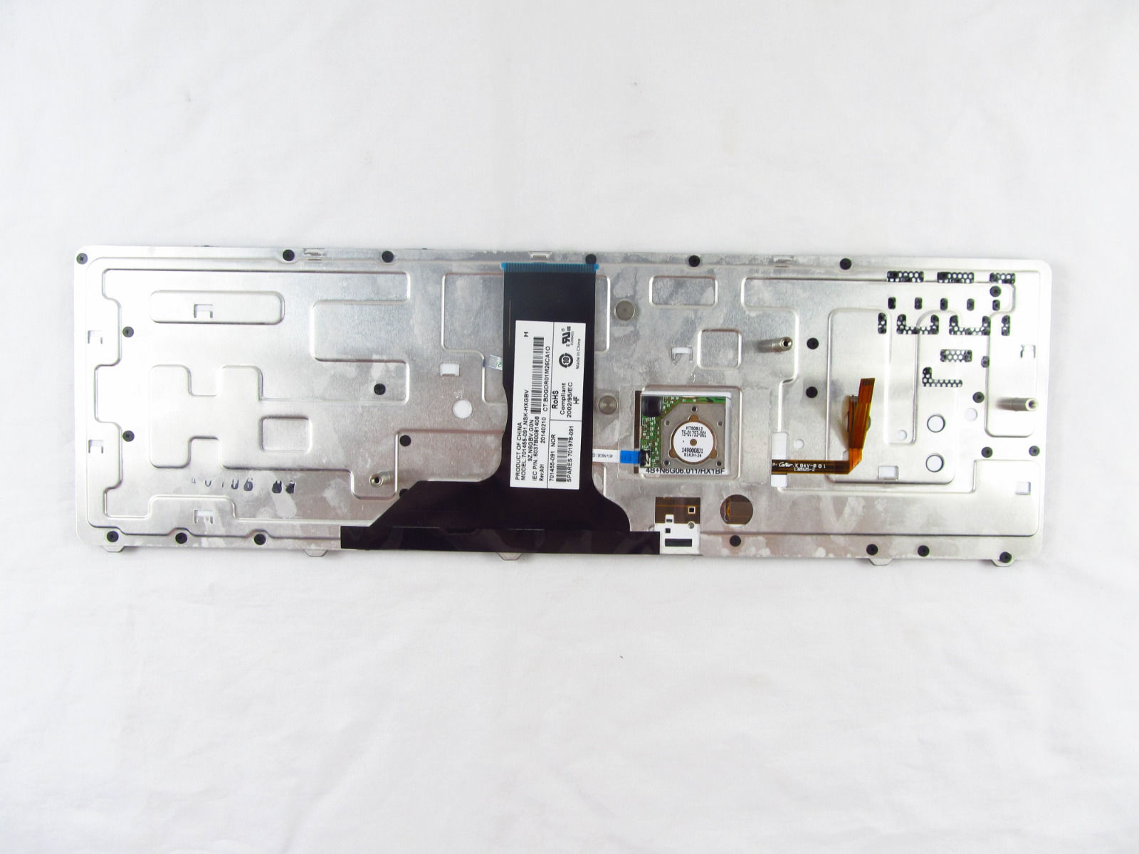 for HP EliteBook 8760w 8770w Keyboard Backlit NOR 701978-001 701455-001 WIN8