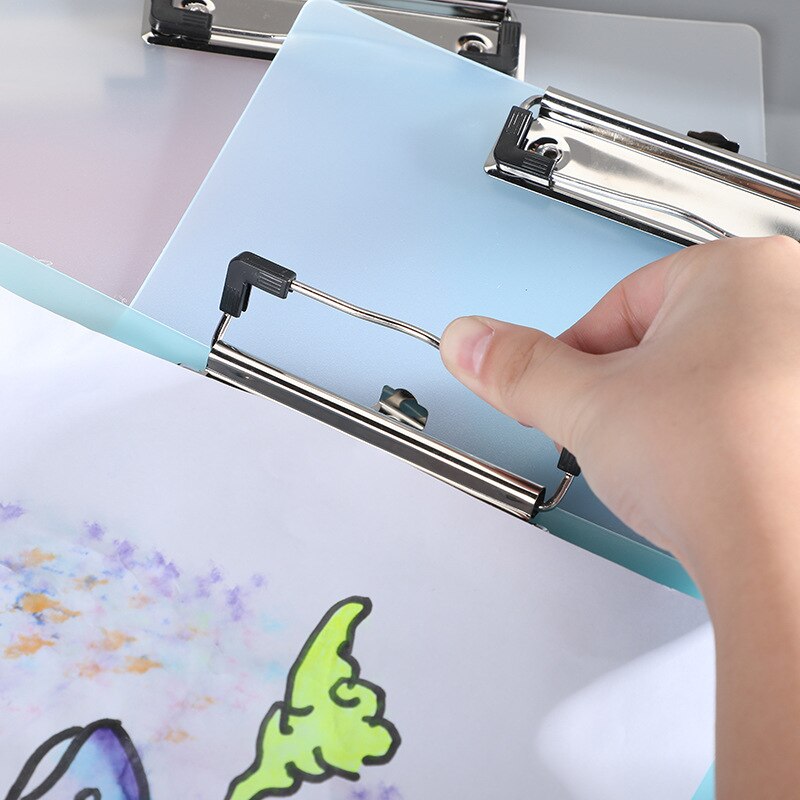 Folder Board A4 Paper Clip Storage Writing Board Student Note Writing School Office Stationery Signature Pad