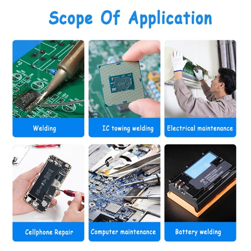 Premium Soldering Wire 63/37 2%Flux Tin Lead 0.5~2mm Rosin Core Soldering Wire Reel Melt Rosin Core Solder Soldering 0.5kg/pc