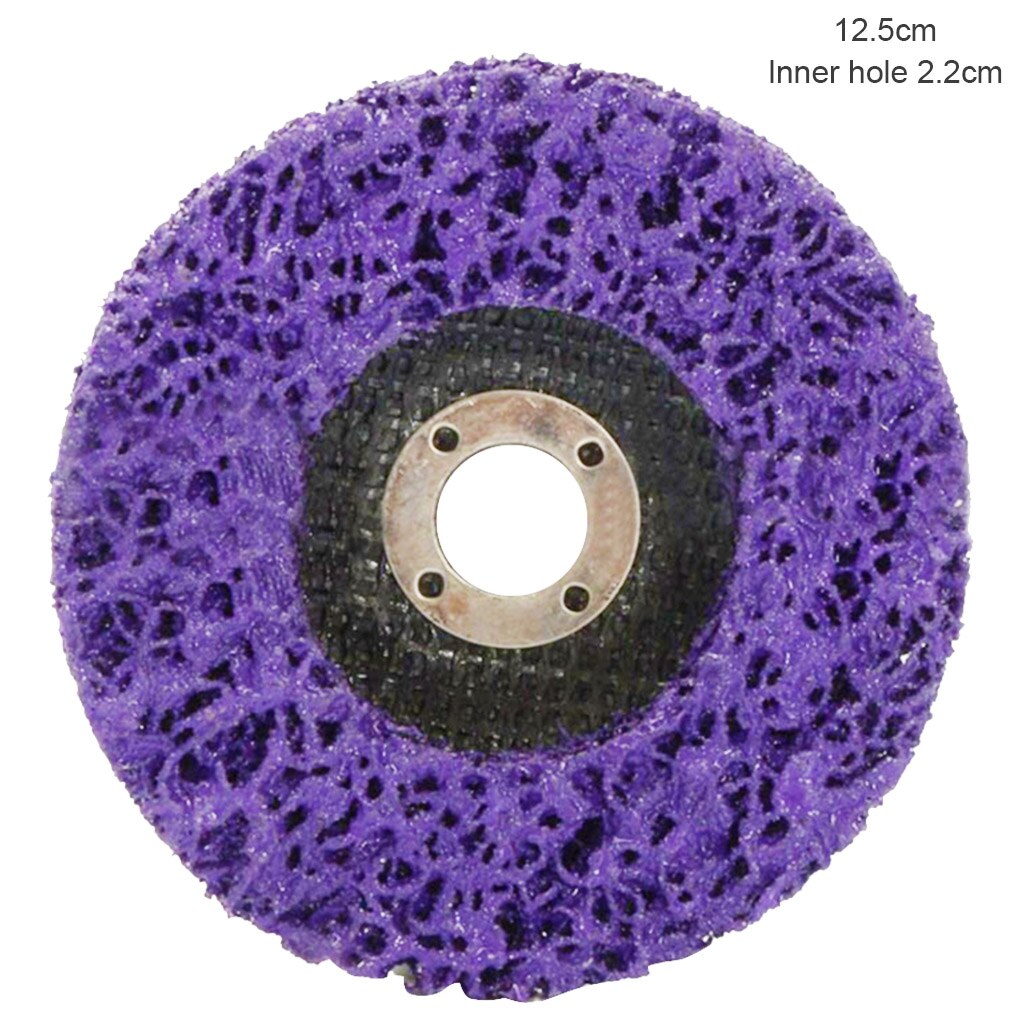 Sanding Wheel Paint Rust Removal Grinding Disc Stainless Steel Polishing Wheel Black 100mm 16mm Inner Hole: NO.6