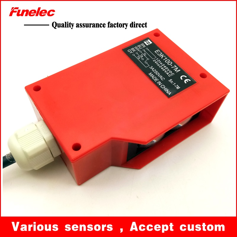 Diffuse mode photoelectric sensor npn pnp no nc