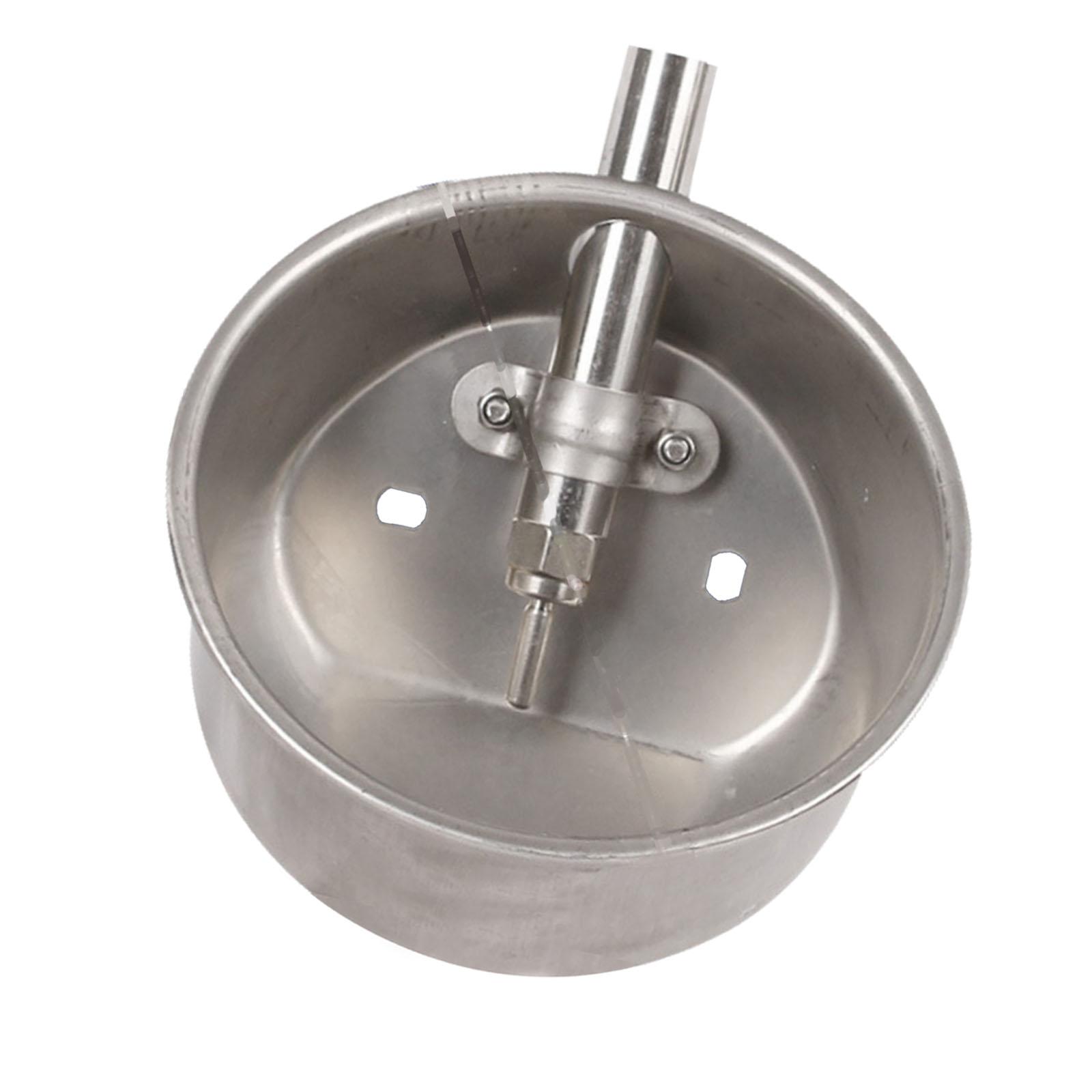 Automatic Pig Waterer Water Trough Piglets Drinking Bowl Pig Water Bowl Stainless Steel for Animals Piglets Pig Livestock: black