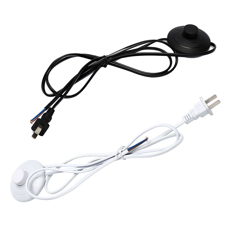1.8m Line Cable 317 Dimmer Power Cord Button Switch US Plug Wire For Floor Lamp