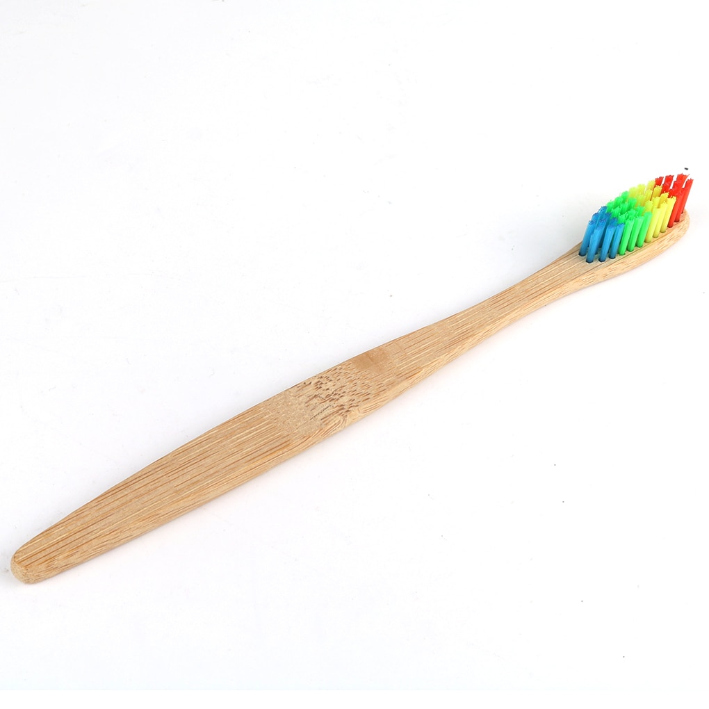 Environment-friendly Wood Toothbrush Bamboo Toothbrush Bamboo Fibre Wooden Handle Tooth brush For Adult