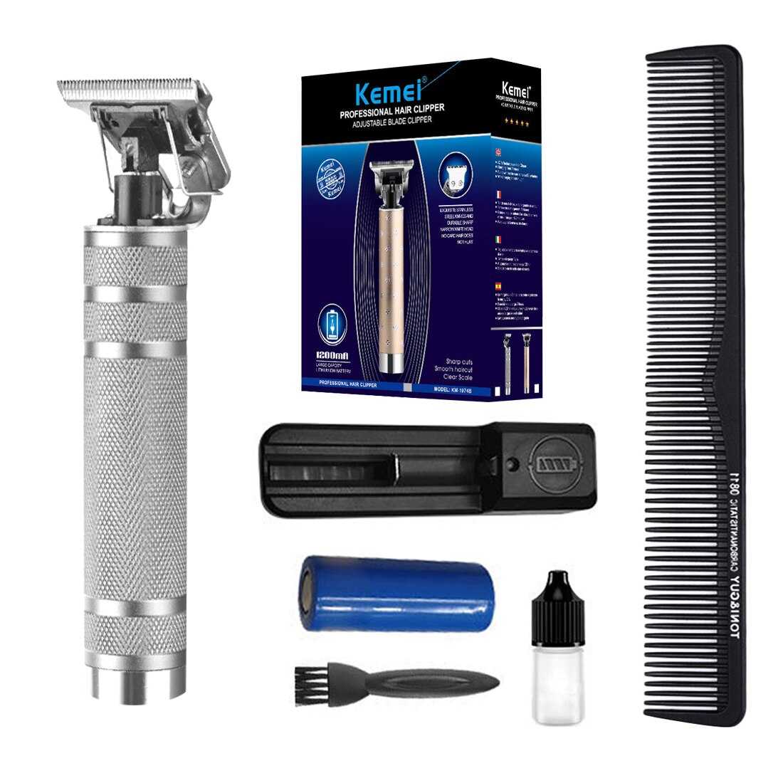 T9 Tondeuse Kapper Kapsel Oplaadbare Tondeuse Cordless Mannen Haar Snijmachine Baard Trimmer 0Mm Scheermes Scheerapparaat: 009