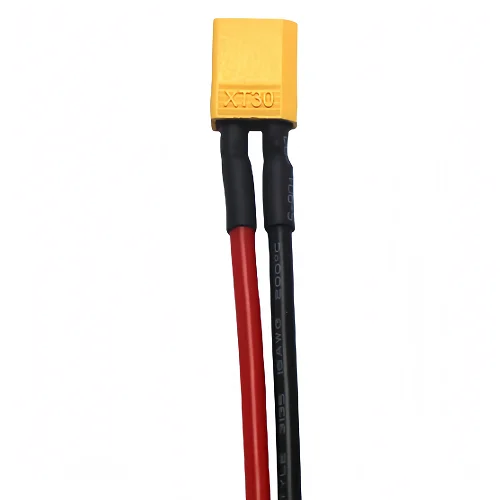 10cm RC vehicle and ship model battery ESC connection cable XT30 XT60 XT90 T EC2 EC3 EC5 EC8 male/female plug: Red