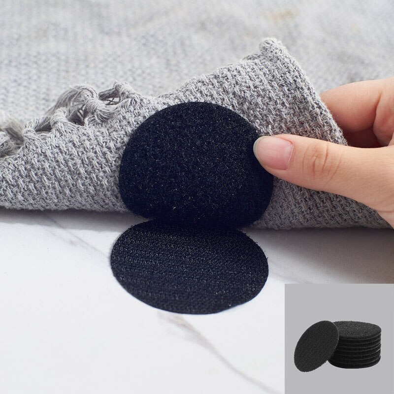 5-30Pairs 60mm Round Strong Self Adhesive Fastener Dots Stickers Hook Adhesive Tape Bed Sheet Sofa Mat Carpet Anti Slip Mat