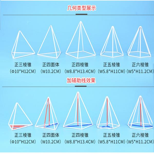 3D Geometric Model High School Math Geometry Visual Teaching Aids Student Learning Props
