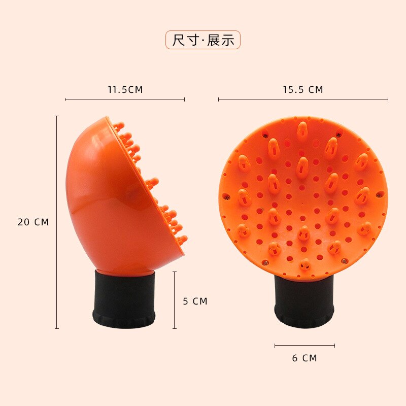 Travel Size Universal Hair Care Blow Diffuser With Finger For Hair Dryer: Default Title