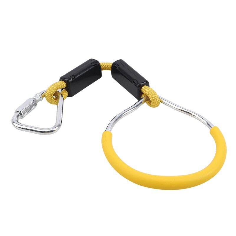 Novo ao ar livre anéis de ginástica crianças puxar para cima ginásio anéis equipamentos de esportes de fitness puxar anel 2020: Yellow