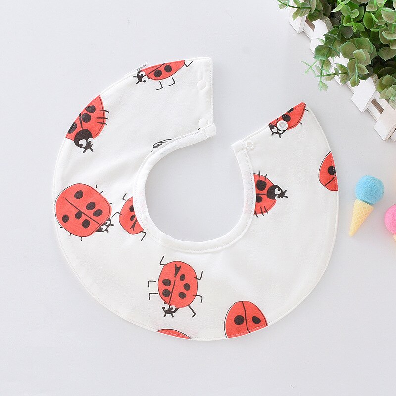 Baby Lätzchen Wasserdicht infant Baumwolle Gecko panda giraffe firefly Tier Baberos Bandana Lätzchen: WHT069D
