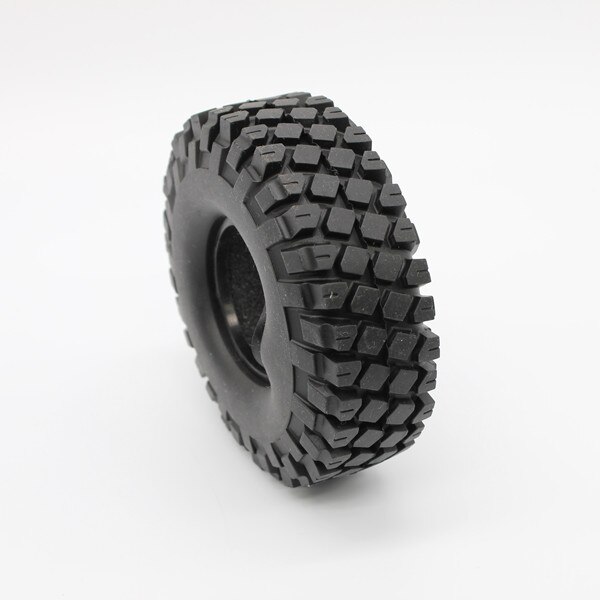 Gummidæk 1.9 " dæk 1.9 tommer dæk med svamp 98/100/108/110/114/120mm til rc crawler bilmodeller aksial scx 10 90046 d90 trx -4: 114mm c