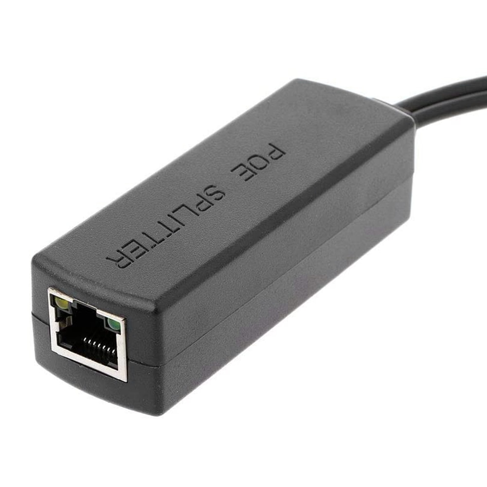 Quick Release Lightweight Splitter RJ45 POE Ethernet Power Over 48V to 5V Micro USB 2.5KV Portable for Raspberry Pi