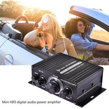 Mini HIFI Digital Audio Power Amplifier 12V Car Audio Amplifier Motorcycle Stereo Amplifier High Bass Stereo Audio Amplifier
